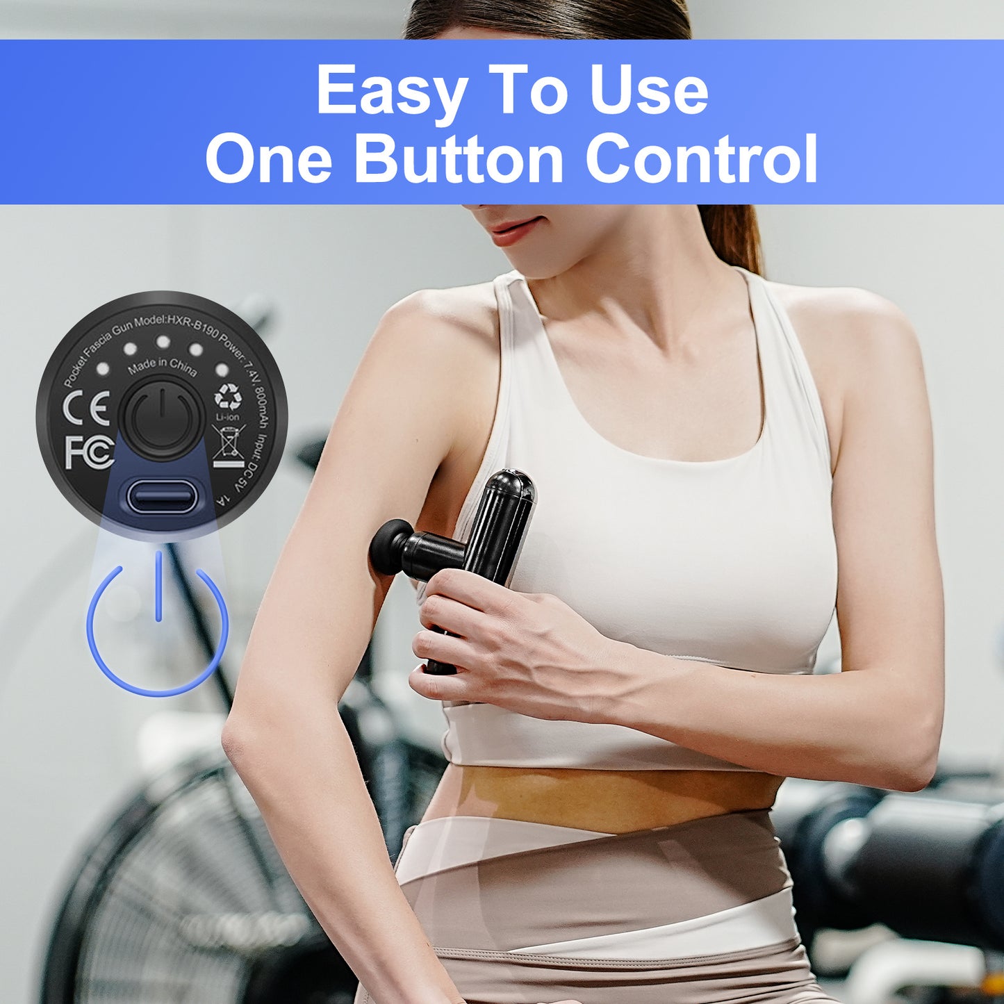 Mini Travel Massager - Portable Muscle Recovery Device