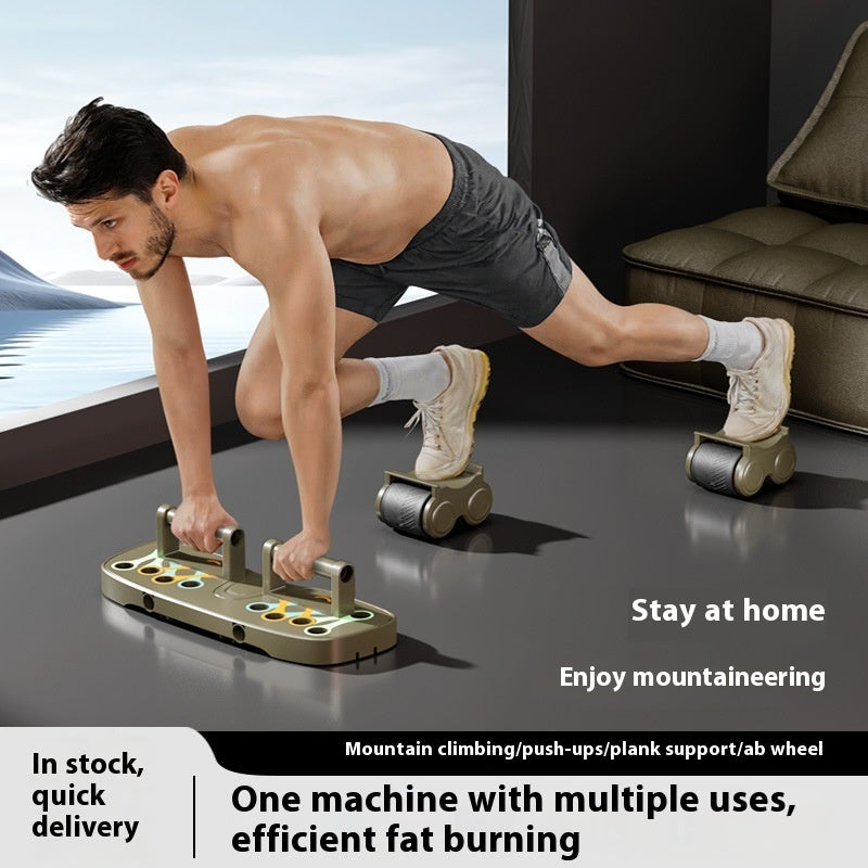 Pro 4-Wheel Ab Roller – Stable, Smooth & Heavy-Duty Core Trainer