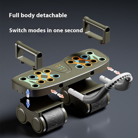 Pro 4-Wheel Ab Roller – Stable, Smooth & Heavy-Duty Core Trainer
