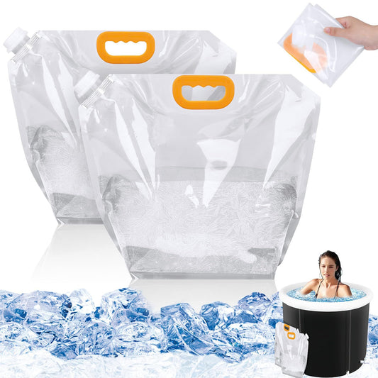 10L Mega Ice Bag – Portable Cold Plunge Accessory for Wellness & Relaxation
